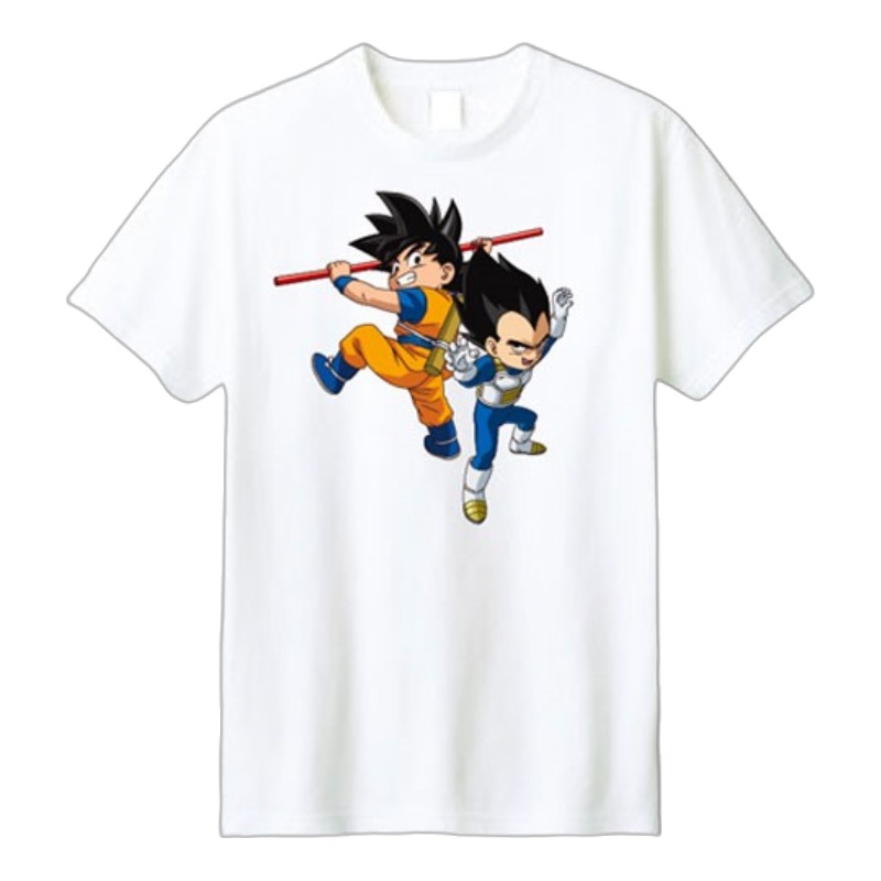 [公式]メーカー直営　ドラゴンボール DAIMA キッズTシャツ　130cm/ 150cm 悟空（ミニ）/ベジータ（ミニ）