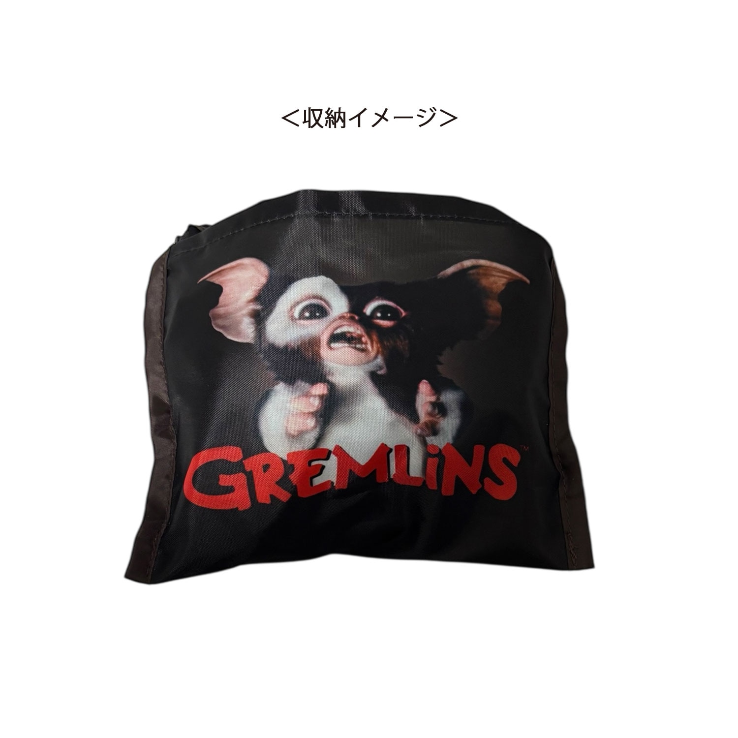 [公式] メーカー直営 グレムリン エコバッグ　ギズモ ブラック