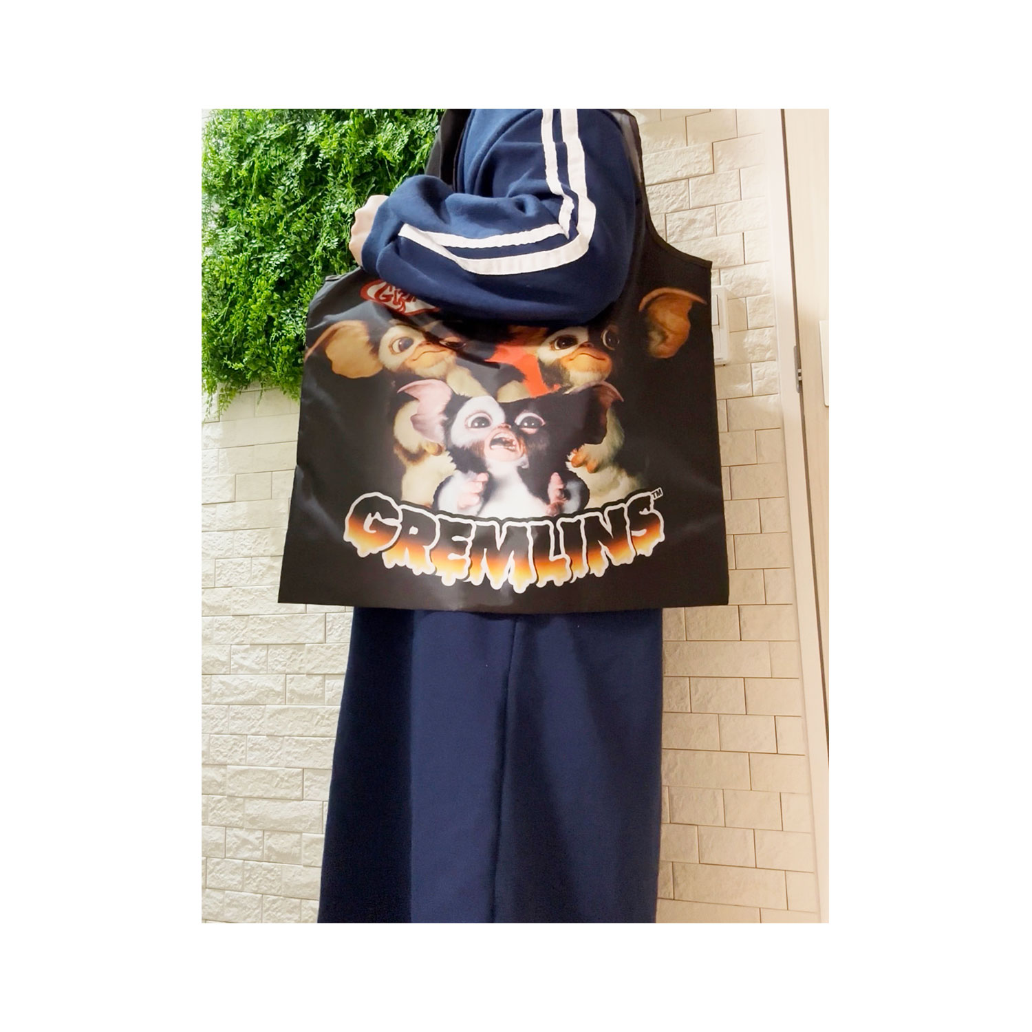 [公式] メーカー直営 グレムリン エコバッグ　ギズモ ブラック