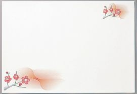 テーブルマット　グラデーションマット（梅）100枚