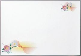 テーブルマット　グラデーションマット（寒椿）100枚