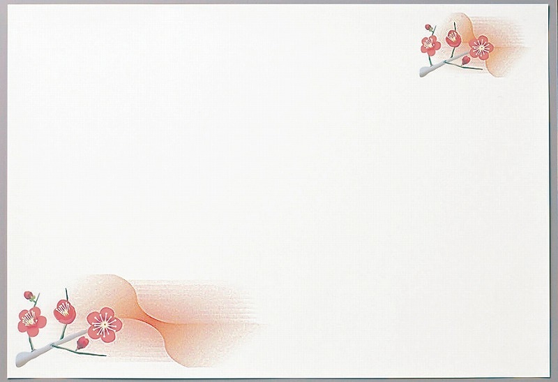 テーブルマット　グラデーションマット（梅）100枚