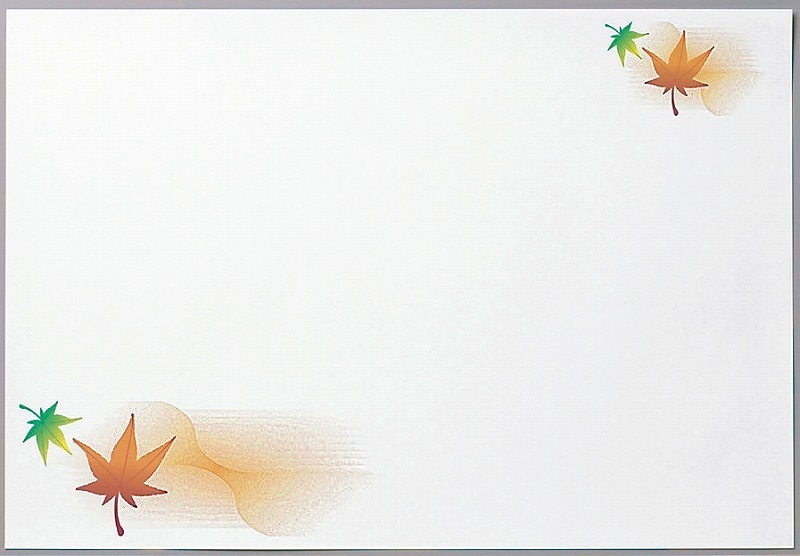 テーブルマット　グラデーションマット（紅葉）100枚