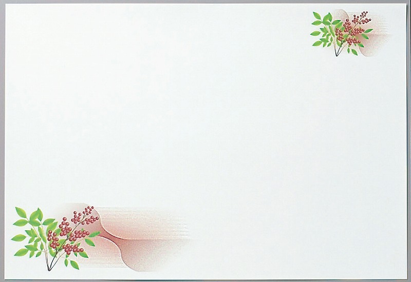 テーブルマット　グラデーションマット（南天）100枚