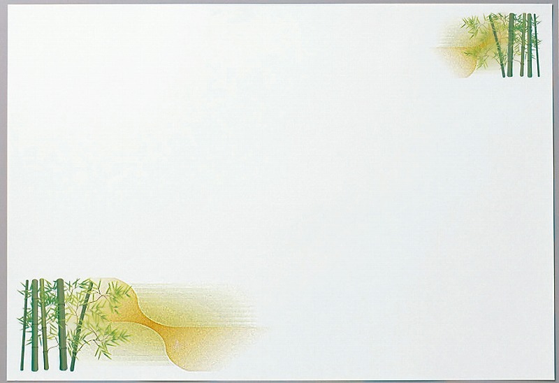 テーブルマット　グラデーションマット（竹林）100枚