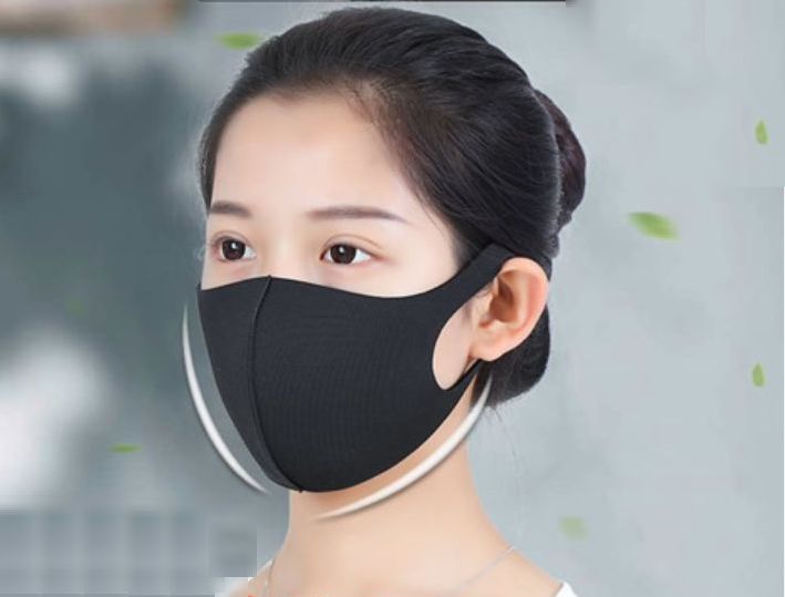 エコCooLマスク（大人用）　ブラック　5枚入