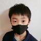 エコCooLマスク（子供用）　ブラック　5枚入