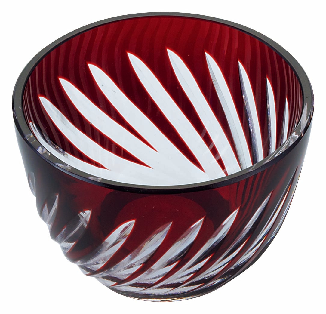 切子小付（赤）