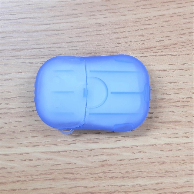 ペーパーソープ（ケース+シート20枚付）ブルー