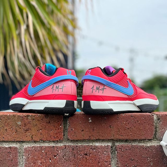 ②NIKE JA 1 Ember Glow 24cm バッシュ モラント red NIKE JA 1 Ember