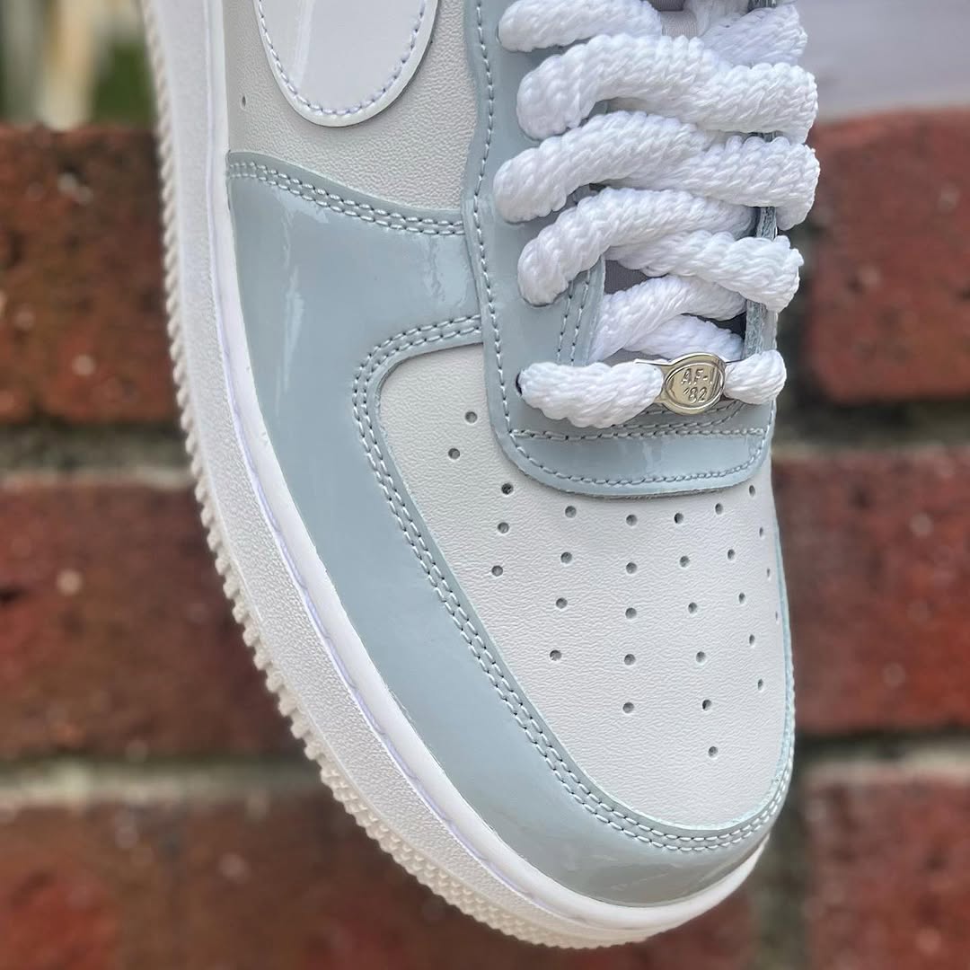 NIKE AIR FORCE 1 LOW 'WOLF GREY PATENT' ナイキ エア フォースワン