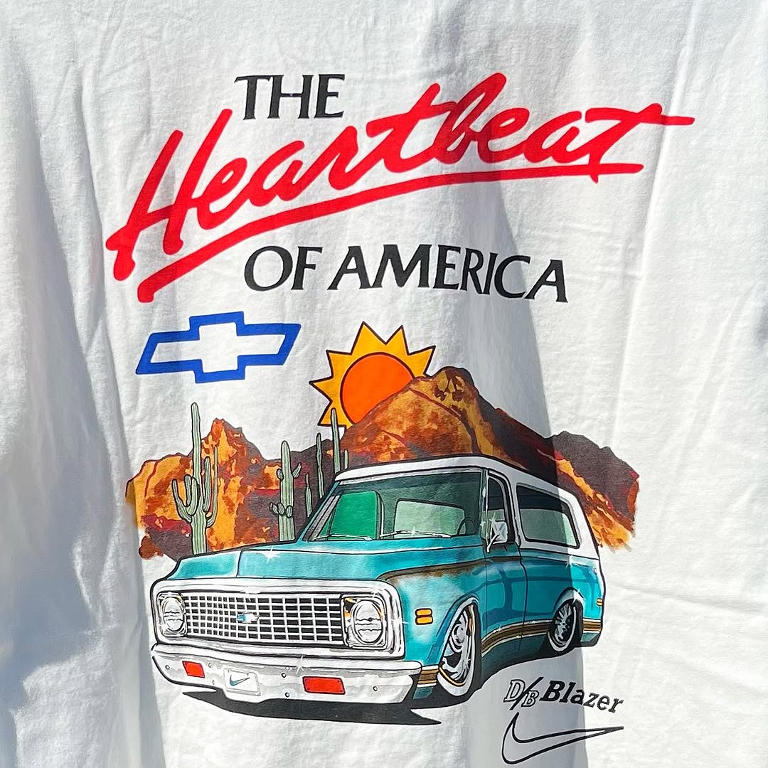 Nike Chevrolet コラボ Tシャツ XL 国内未発売 海外限定発売 NIKE X DEVIN BOOKER X CHEVROLET TEE ナイキ デビン ブッカー