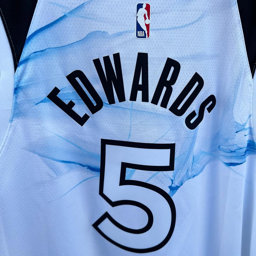 NBA アンソニーエドワーズ ウルブズジャージユニフォームL/コービーカイリー NBA アンソニーエドワーズ ウルブズジャージユニフォームM