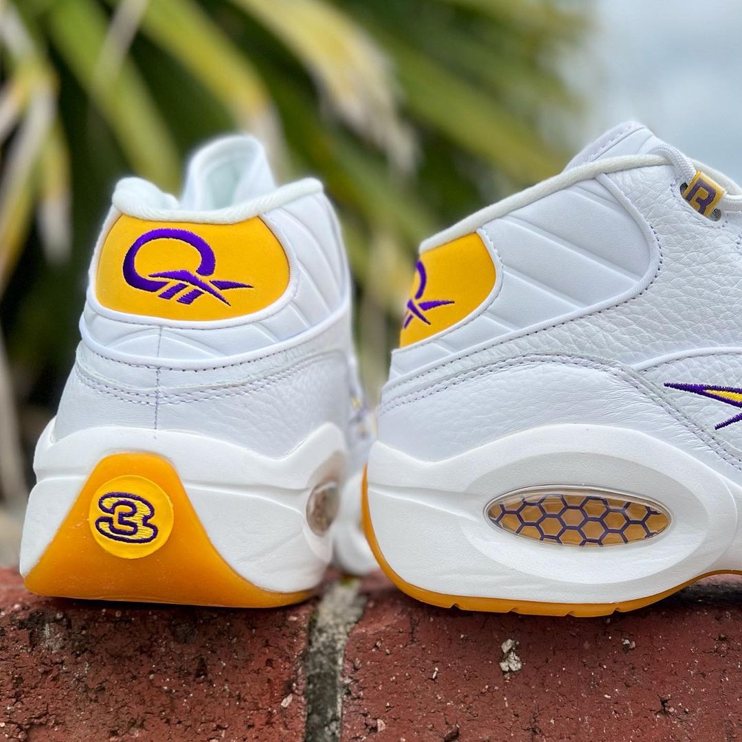 REEBOK QUESTION MID 'YELLOW TOE' 'LAKERS' 'KOBE' リーボック