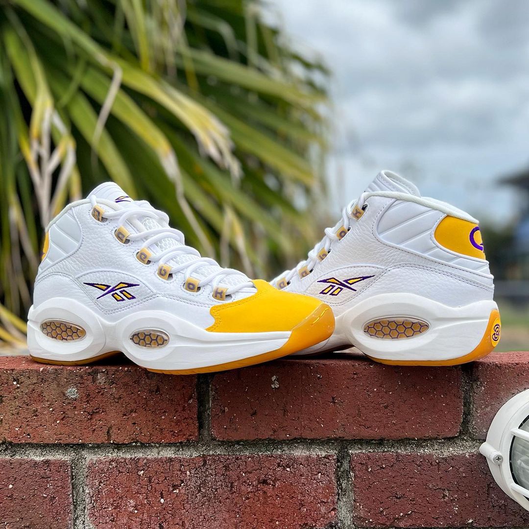 REEBOK QUESTION MID 'YELLOW TOE' 'LAKERS' 'KOBE' リーボック