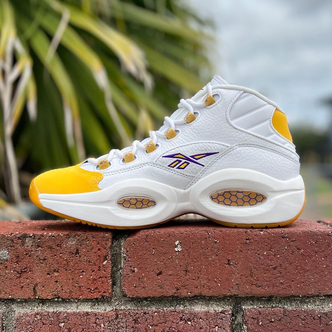 REEBOK QUESTION MID 'YELLOW TOE' 'LAKERS' 'KOBE' リーボック
