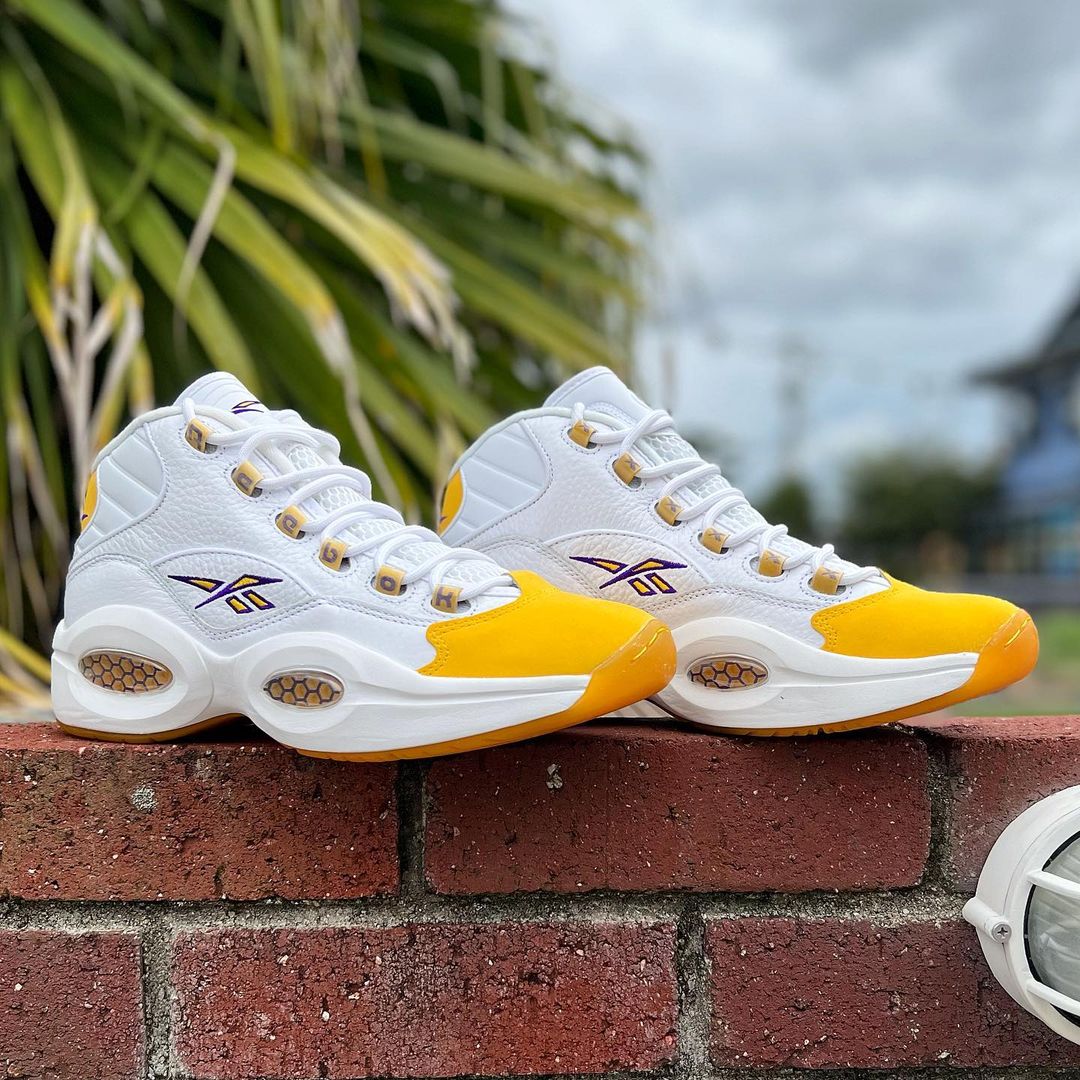 REEBOK QUESTION MID 'YELLOW TOE' 'LAKERS' 'KOBE' リーボック