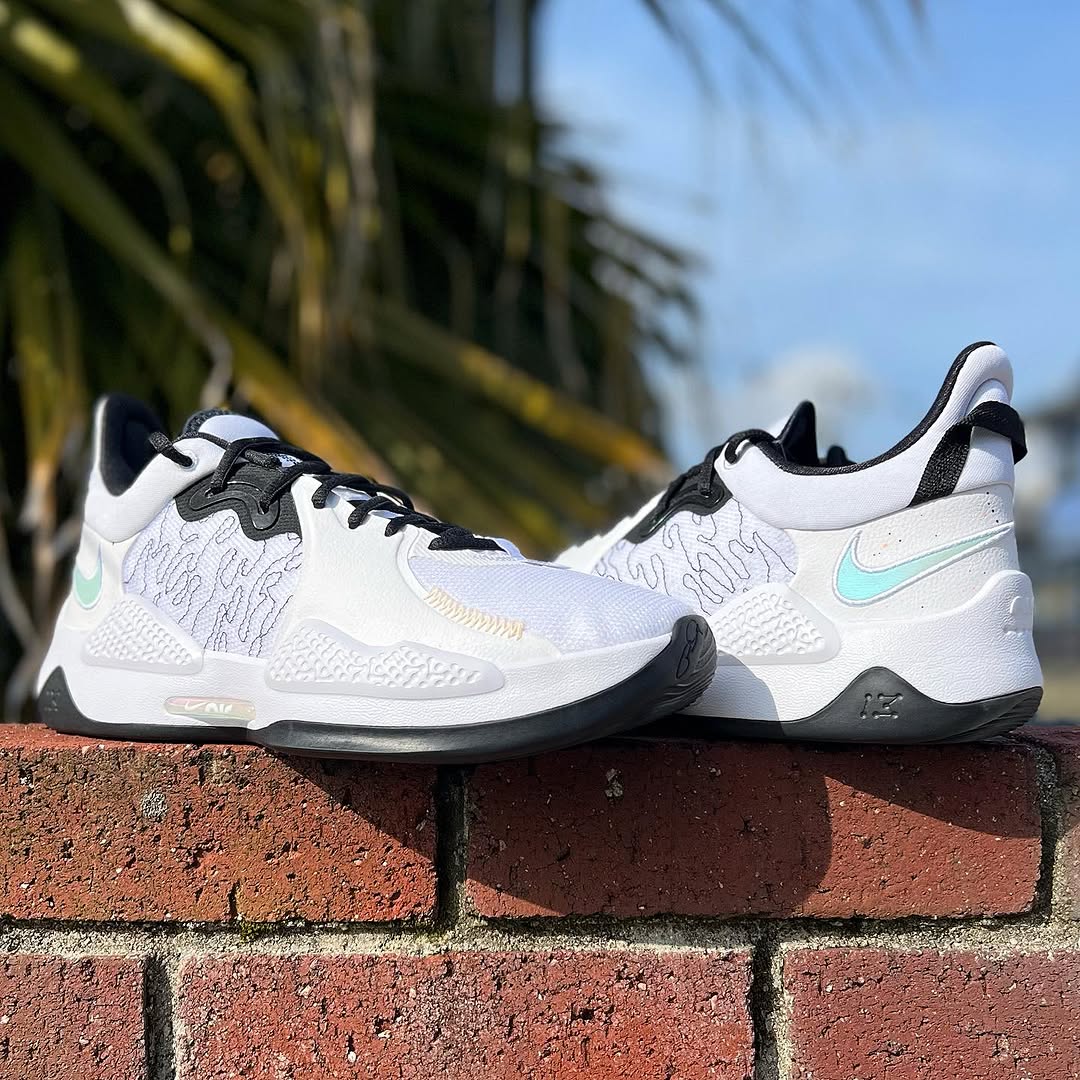 シューズ(男性用) Nike PG 5 NIKE PG 5 EP 'WHITE BLACK' ナイキ ポール ジョージ 5 【MEN'S