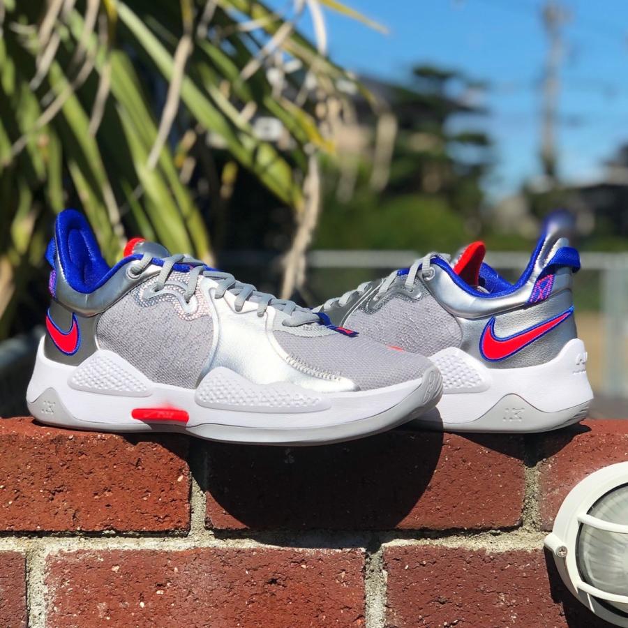 NIKE PG 5 'METALLIC SILVER' ナイキ ポール ジョージ 5 【MEN'S