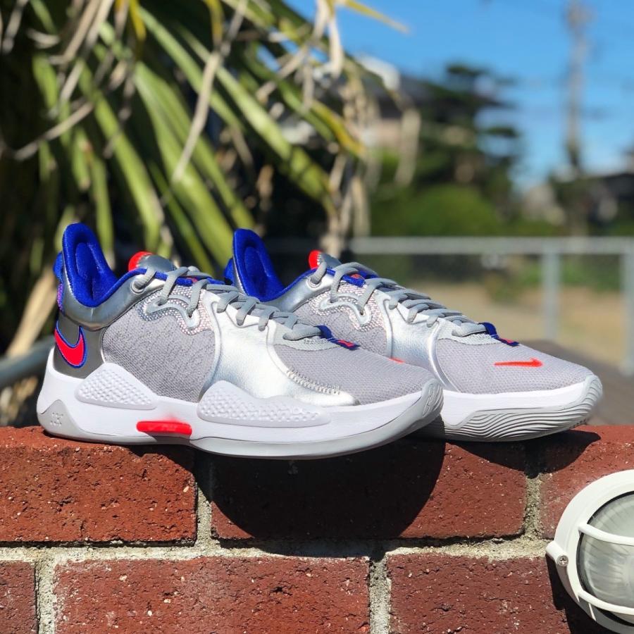 NIKE PG 5 'METALLIC SILVER' ナイキ ポール ジョージ 5 【MEN'S
