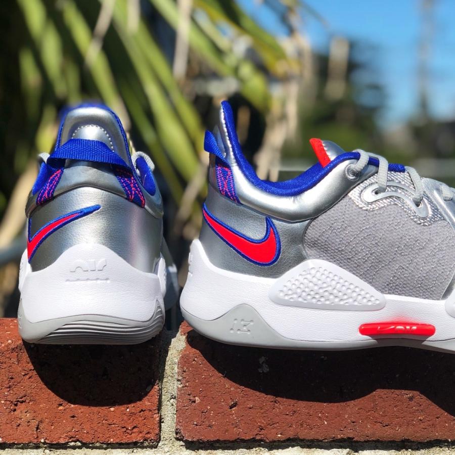 NIKE PG 5 'METALLIC SILVER' ナイキ ポール ジョージ 5 【MEN'S