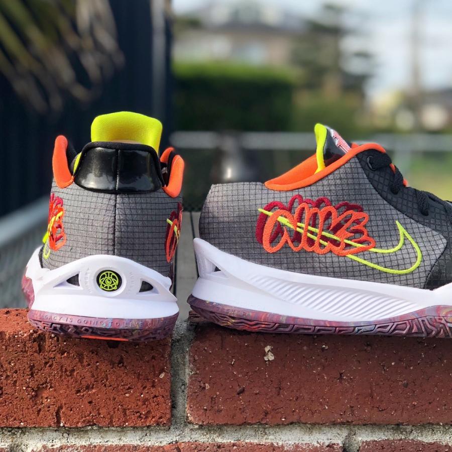 NIKE KYRIE LOW 4 'BLACK TURF ORANGE' ナイキ カイリー ローカット 4