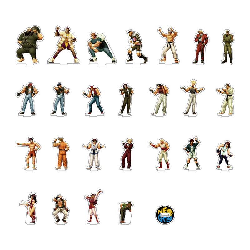 KOF'94 95 アクリルダイカットブロック 6種 KOF94アクリルスタンド KOF'94 95 ユリ 脱衣 アクリルダイカットブロック KOF94 95