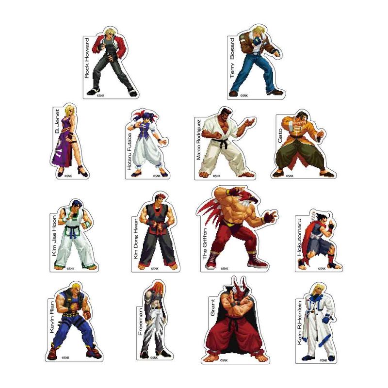 【予約販売商品】餓狼 MARK OF THE WOLVES ダイカットステッカーセット(14種)