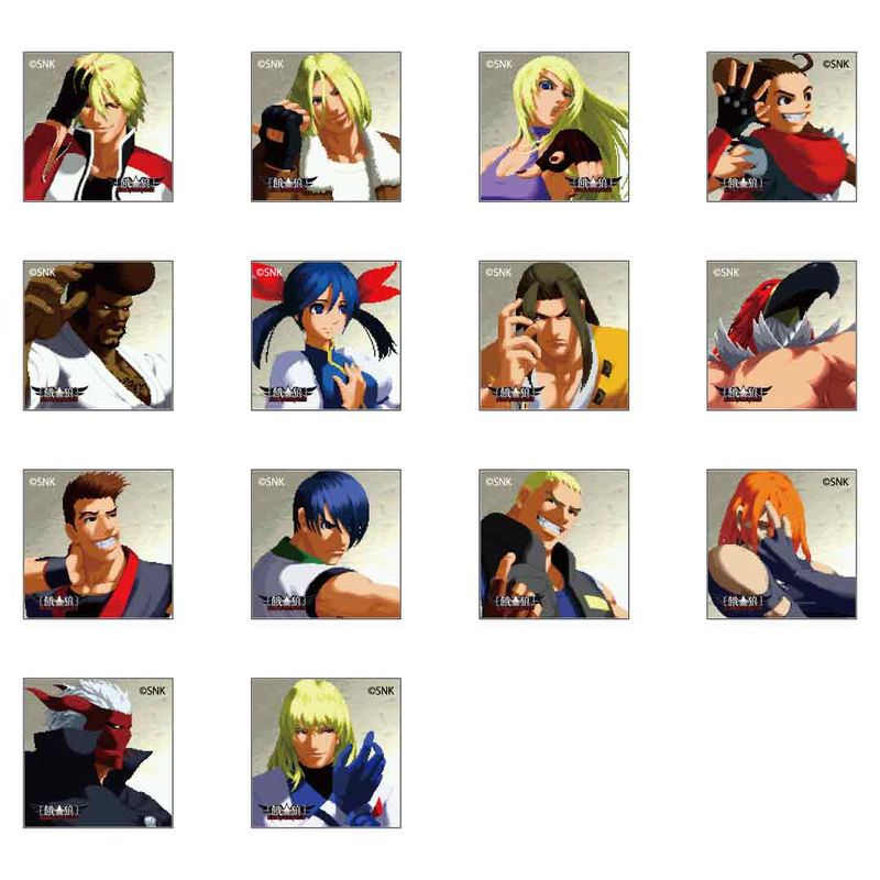 【予約販売商品】餓狼 MARK OF THE WOLVES スクエアステッカーセット(14種)