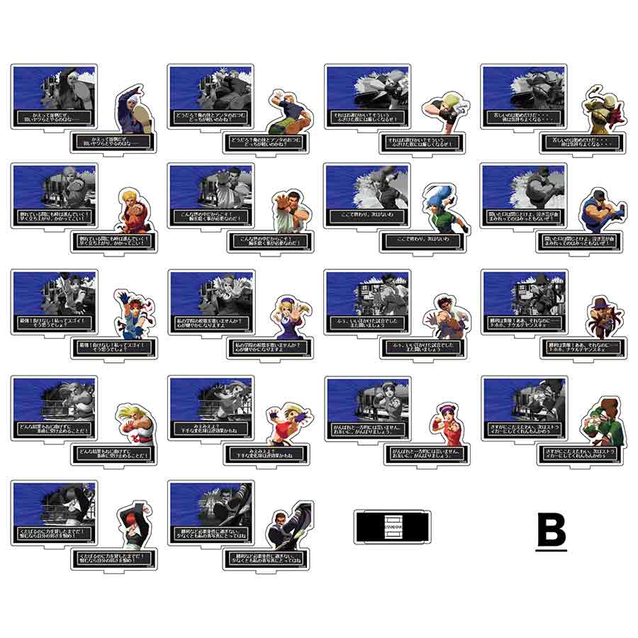 THE KING OF FIGHTERS 2000 勝利アクリルスタンド【A】/【B】(全36種