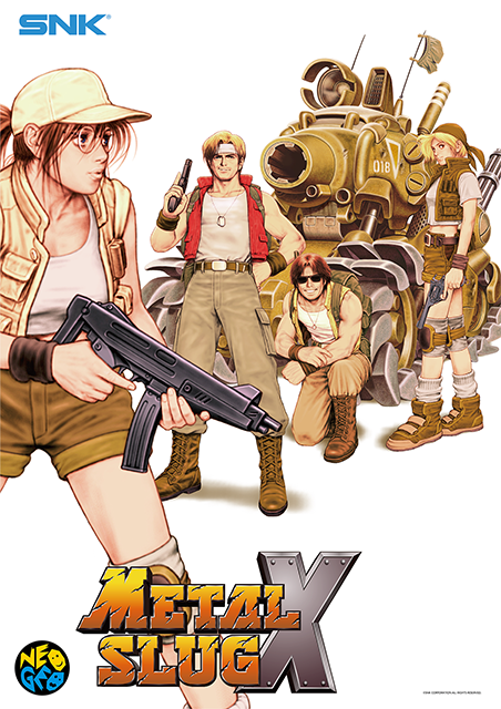 予約販売商品】メタルスラッグX／メタルスラッグ3 A2クリアポスター(全