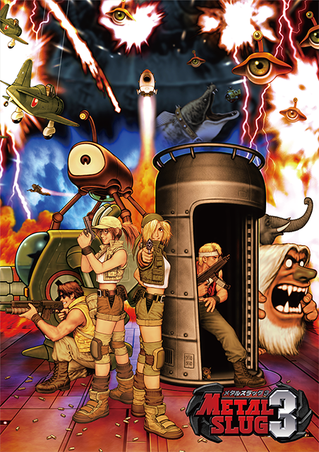 予約販売商品】メタルスラッグX／メタルスラッグ3 A2クリアポスター(全