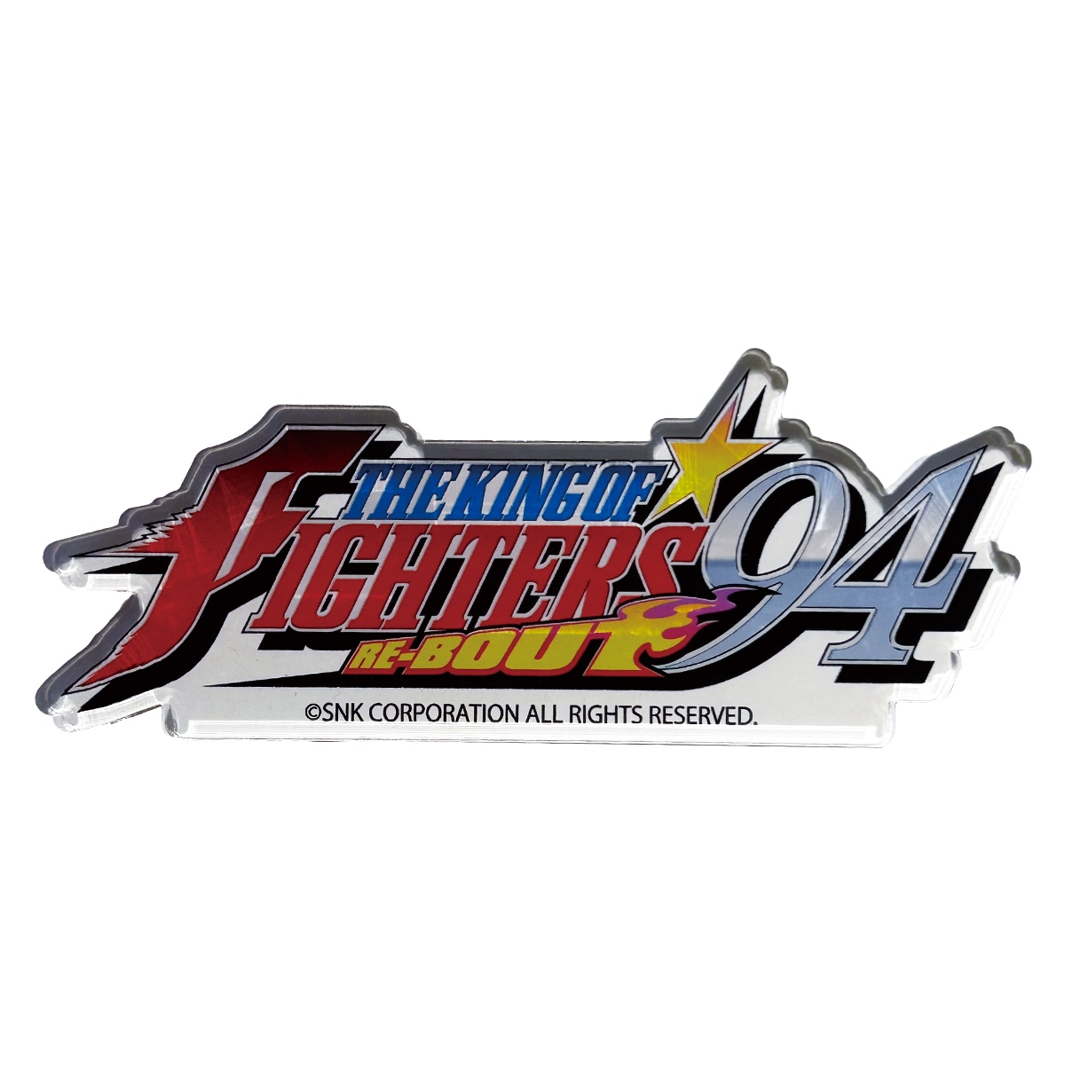 KOF キングオブファイターズ　タイトルロゴ　アクリルキーホルダー　 ’94 KOF キングオブファイターズ タイトルロゴ アクリルキーホルダー '94