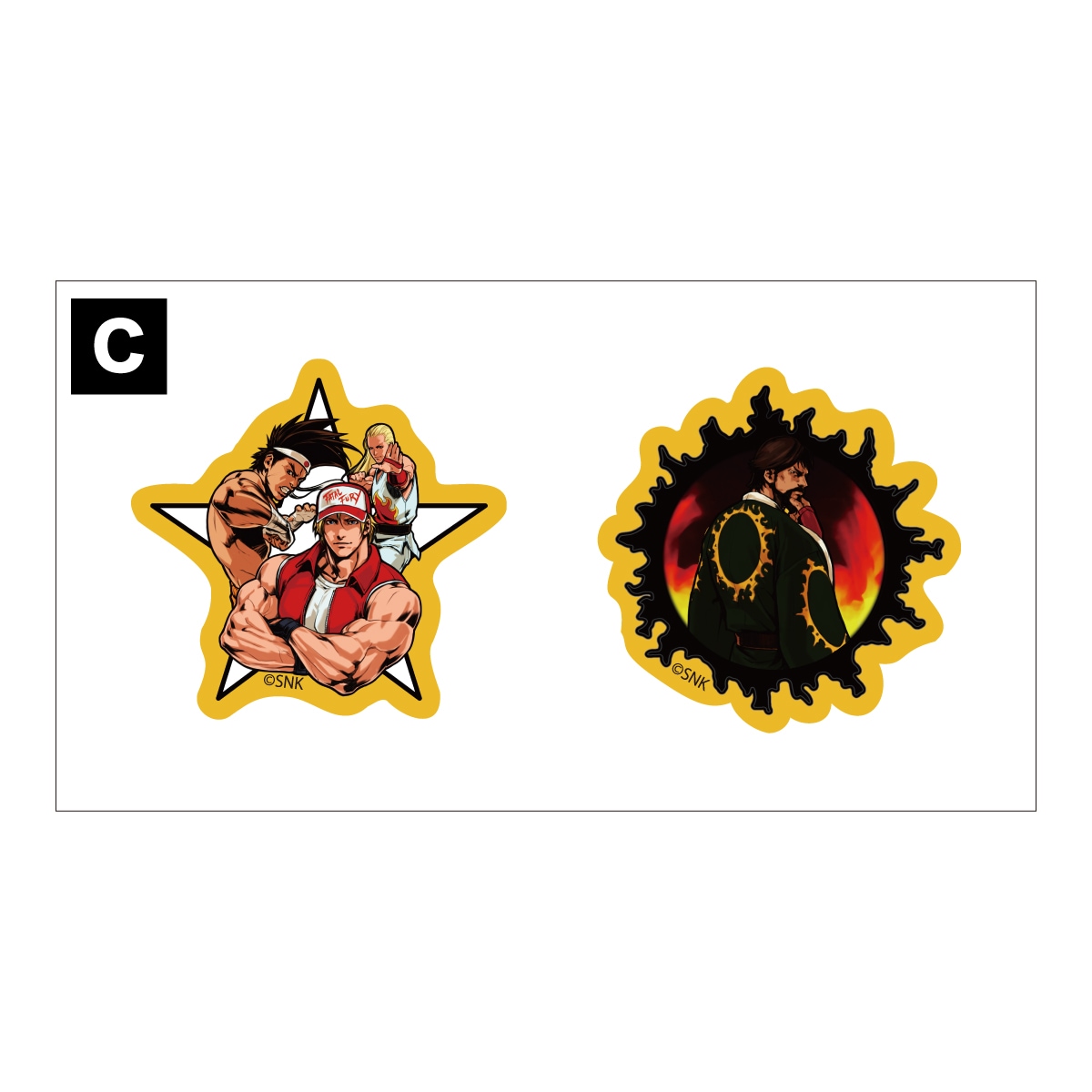 THE KING OF FIGHTERS '94 RE-BOUT ダイカットステッカー(2枚SET