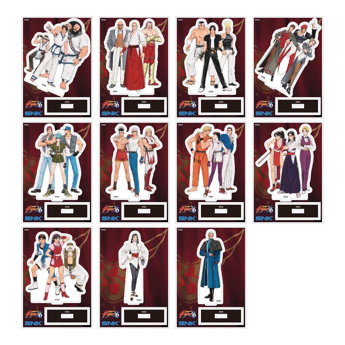 THE KING OF FIGHTERS '96 アクリルスタンド(全11種)