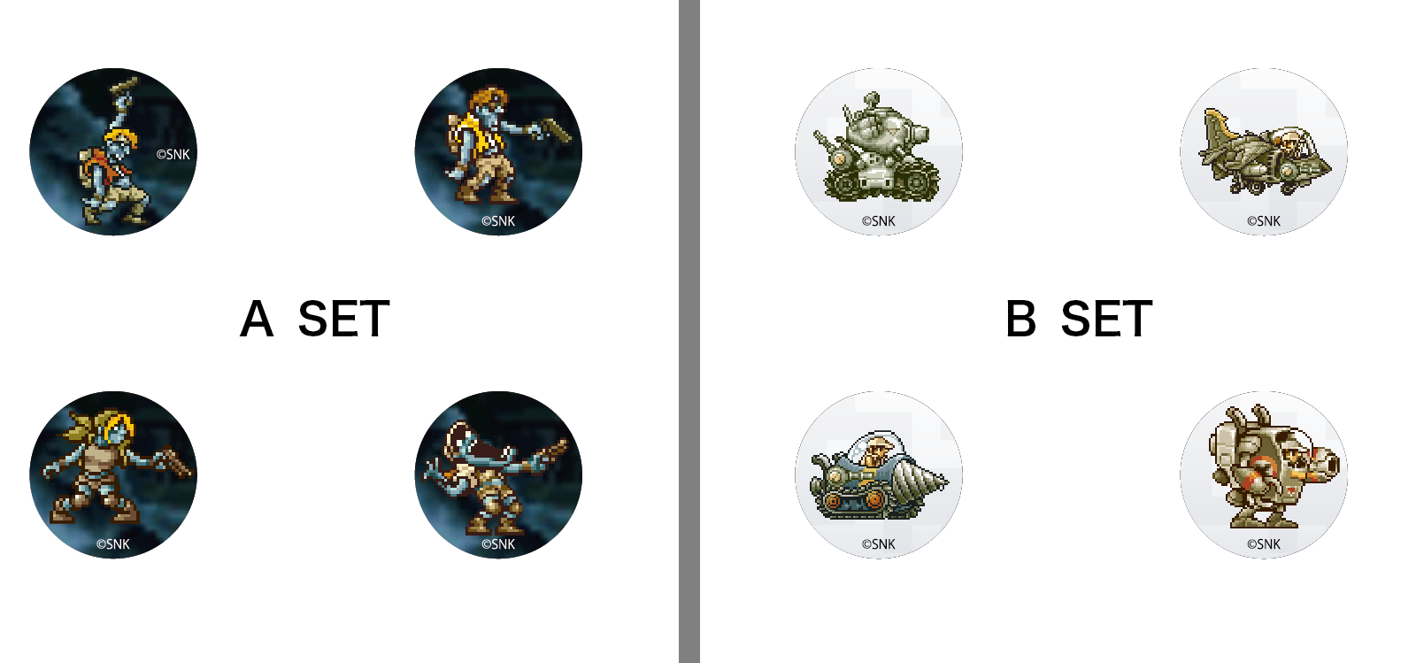 予約販売商品】メタルスラッグ3缶バッジ4個SET(全2種) | 予約商品