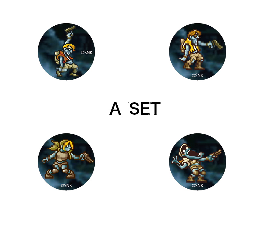 予約販売商品】メタルスラッグ3缶バッジ4個SET(全2種) | 予約商品