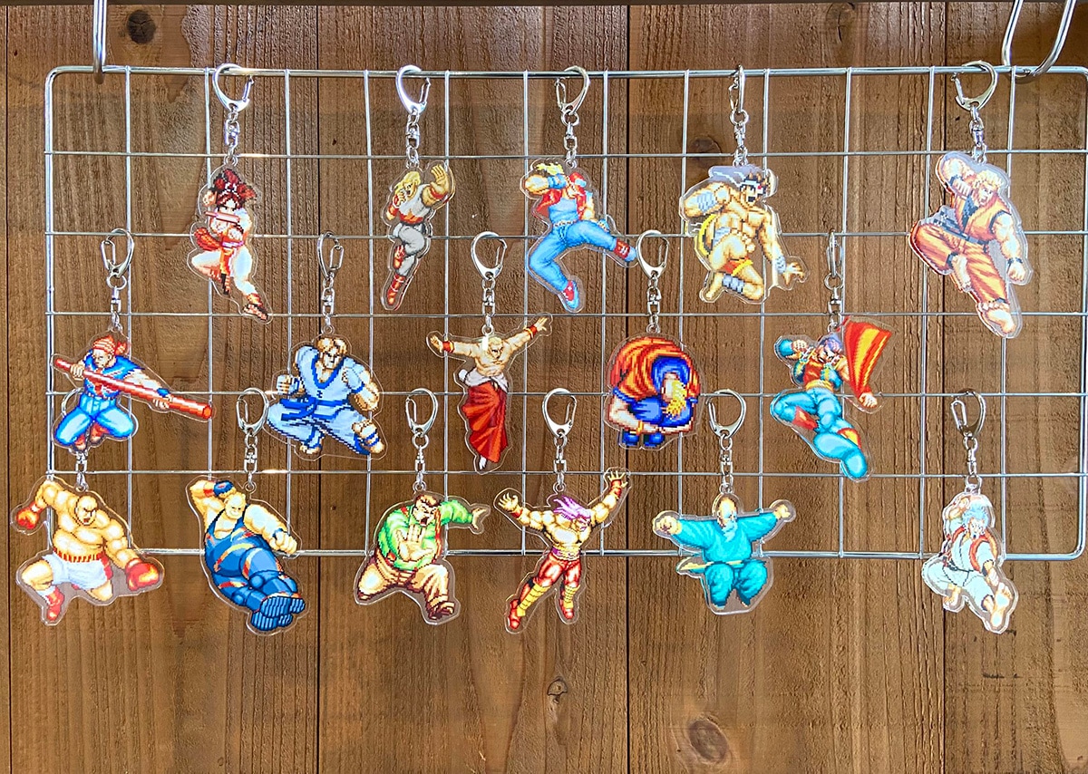 餓狼伝説SPECIAL ライン攻撃PIXELアクリルキーホルダー(全16種