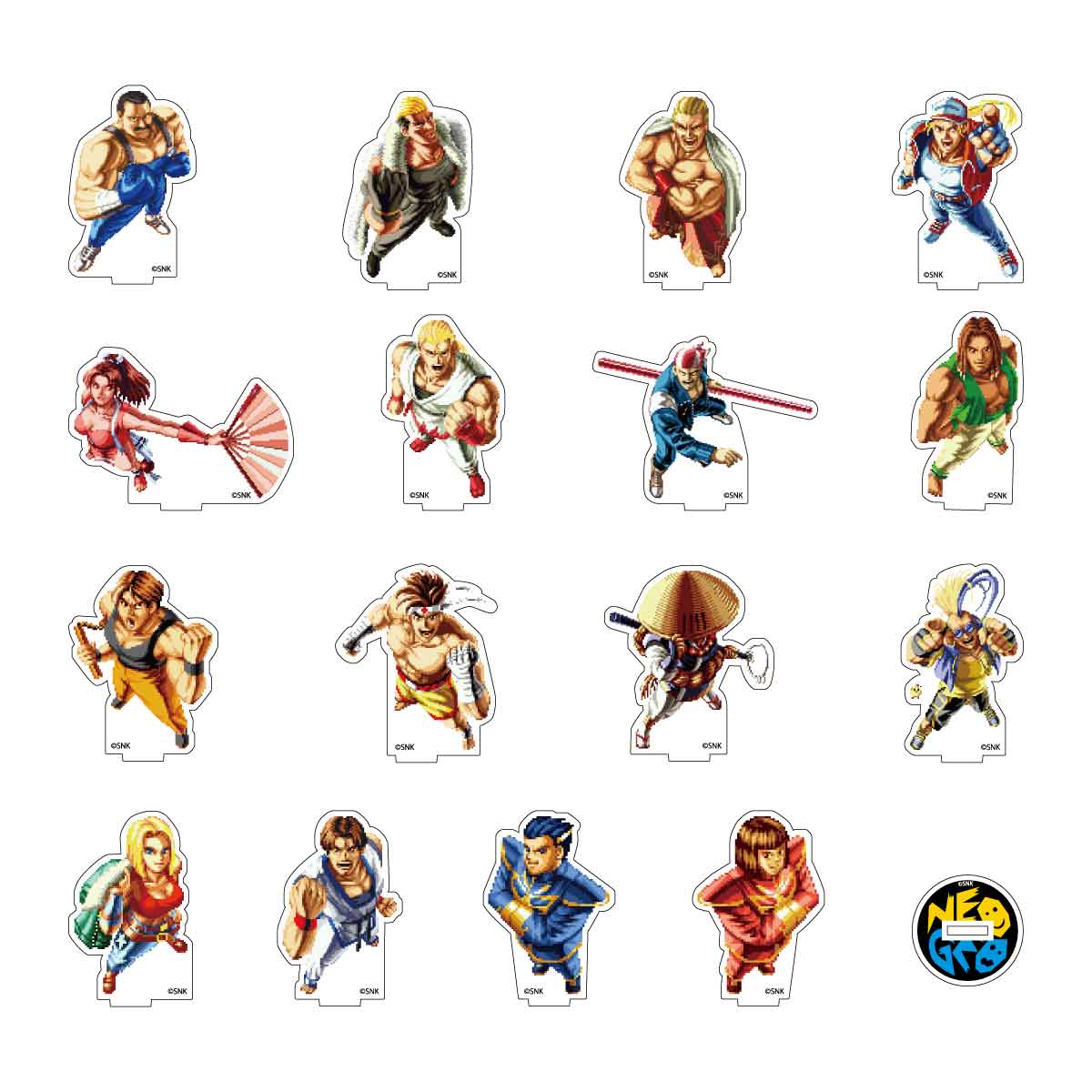 リアルバウト餓狼伝説 PIXELアクリルスタンド[仰ぎ](全16種