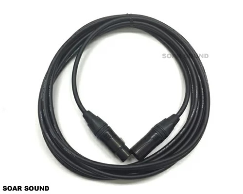 KVOX ���ܥå��� 3m �ޥ��������֥� CANARE ���ʥ� x NEUTRIK �Υ��ȥ�å� EC-03B ���� �֥�å� XLR�����֥�