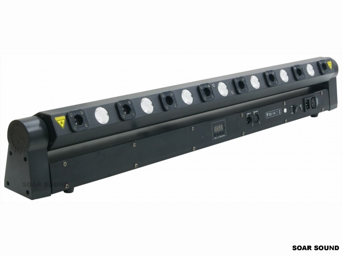 超リアルムーブモスラ　レーザー光線 e-lite ムービング レーザー 12mm レンズの太い 光線 X-TRA RED
