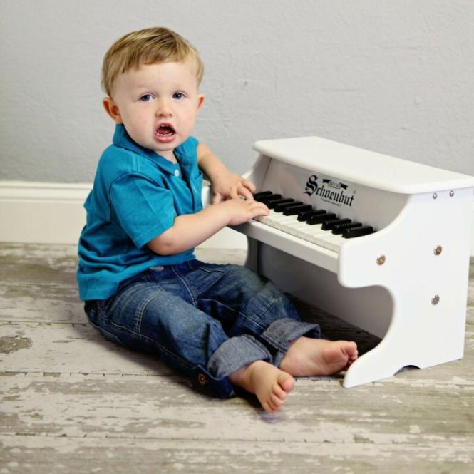 Schoenhut ��������ϥå� 25Key �ȥ��ԥ��� My First Piano II ������� �� �ߥ˥��奢 �ԥ��� 25�� ���å� TableTop Piano���꡼�� ����͢���� �ߥ˥ԥ���