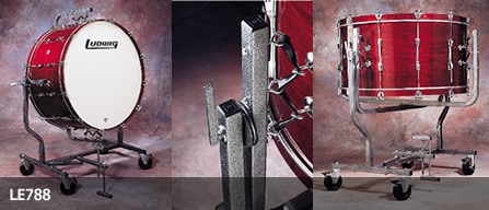 Ludwig Chicago スネアスタンド　ドラムセットスタンド Ludwig ラディック コンサート バスドラム用スタンド 32インチ～40