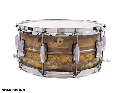 Ludwig ��ǥ��å� ���ͥ��ɥ�� 6.5" X 14" �����֥饹�ե��˥å� ������쥹�������ե��˥å��塦�֥饹 LB464R ������