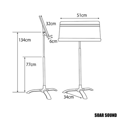 Manhasset マンハセット 譜面台 6本セット M48 シンフォニー