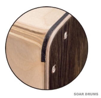 ソフトタッチ 2 in one カホン デラックス“ダーク・オーク” SR-CP408ST