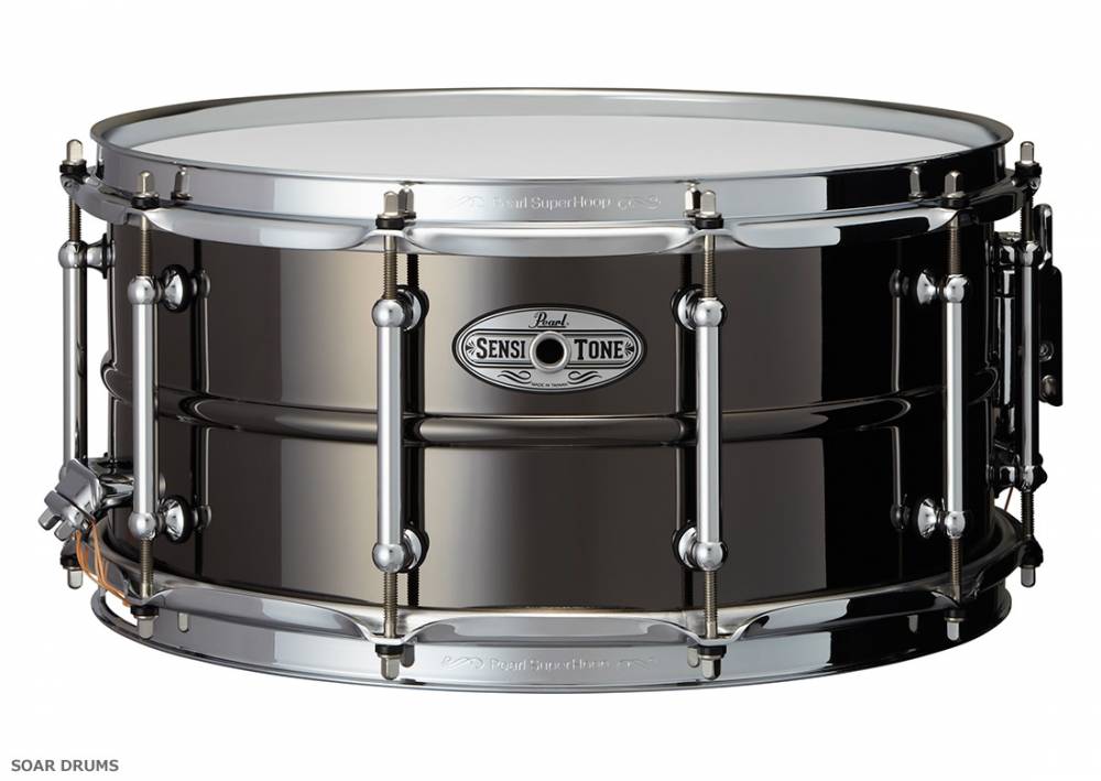 【GO-547】Pearl SensiTone Steel スネアドラム 14 GO-547】Pearl SensiTone Steel スネアドラム 14