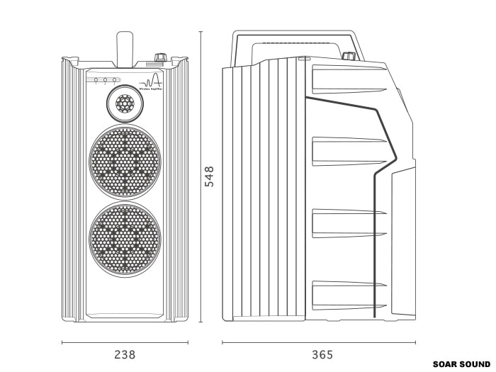 UNI-PEX ワイヤレススピーカー マイク2本付き UNI-PEX ミキサー