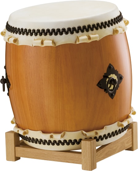 さんさ踊り太鼓一尺八寸【入手困難品】 受注製作】1尺2寸(36cm) 大太鼓 (宮太鼓) 目有胴 Wadaiko