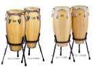 White Wood Congas �ۥ磻�ȥ��åɥ���w/REMO NUSKIN HEADS��CG-110WSR��11